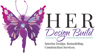 HER Home Design BUILD logo